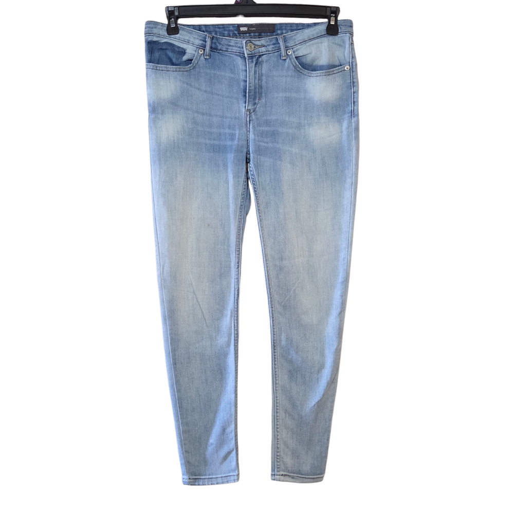 Levi’s Women’s Legging Skinny Jeans 30x32 Light Wash Stretch Denim Mid Rise